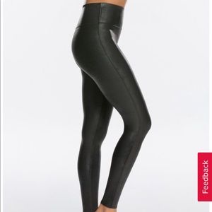 Spanx faux leather leggings